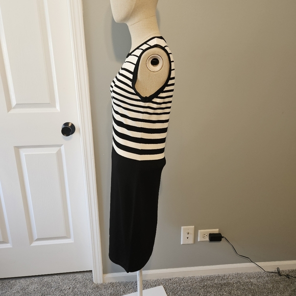 Calvin Klein black and white sheath dress - Picture 5 of 7